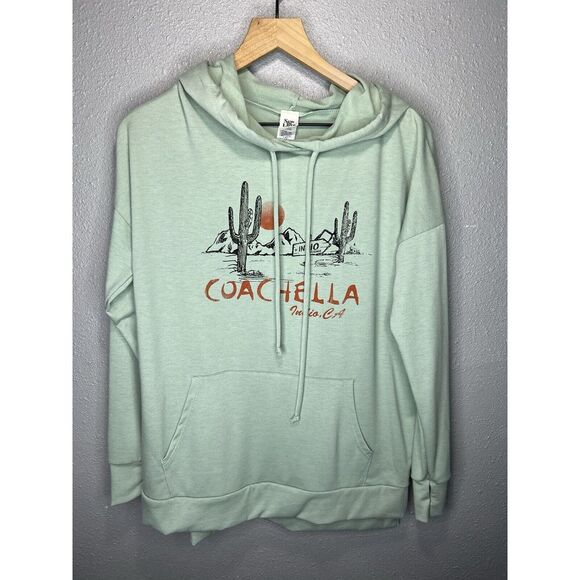 NEW! Sew In Love Cochella Indio, CA Desert Sage‎ Drawstring Hoodie Size Small - Picture 1 of 5